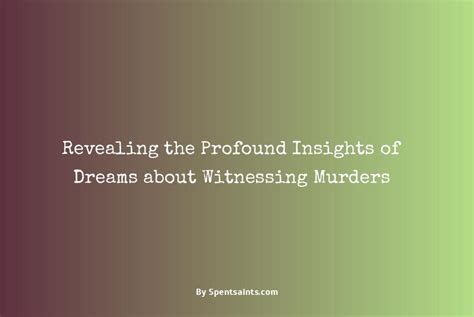  Revealing the Buried Pains: The Profound Insights of Dreams 