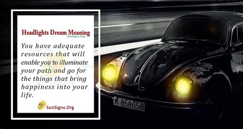  Shedding Light on the Symbolic Messages behind Dreaming about Car Headlights 