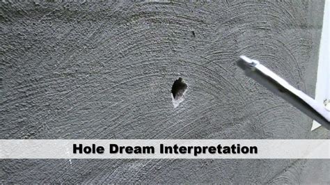 Analysis of Dreams Involving Holes and Sensations of Confinement