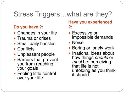 Anxiety and Stress as Possible Triggers