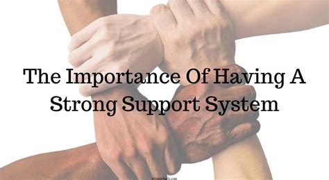 Building a Strong Support System: The Power of Community