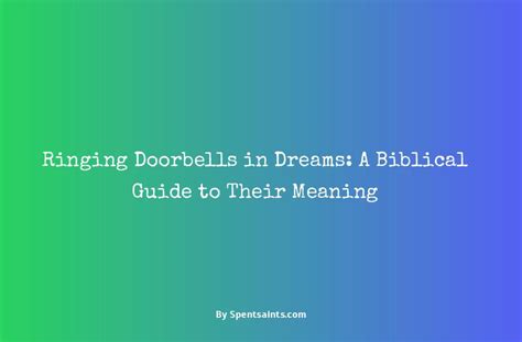 Case Studies: Real-Life Examples of Dreams About the Chiming of Doorbells and Their Interpretations