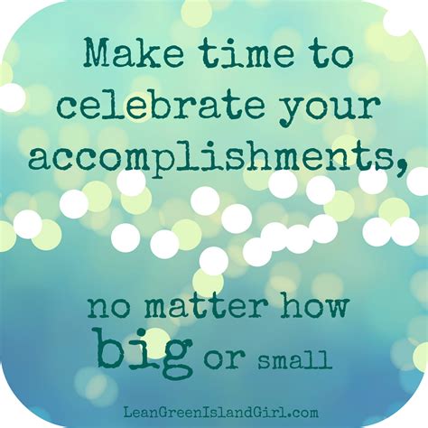 Celebrating and Rewarding Your Accomplishments