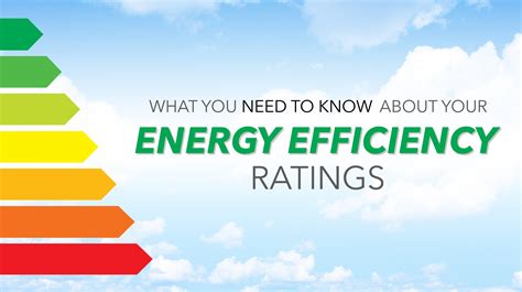 Considering Energy Efficiency Ratings