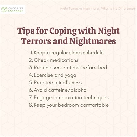 Coping Strategies: Techniques to Overcome Nightmares and Enhance Restful Sleep