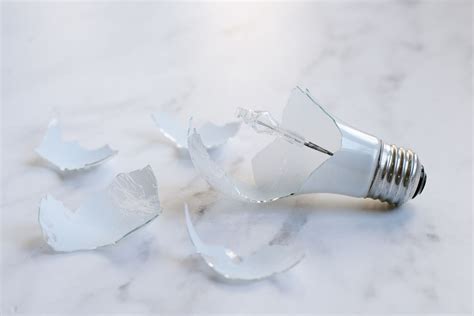 Cracked Illumination: Decoding the Significance of Shattered Light Bulbs