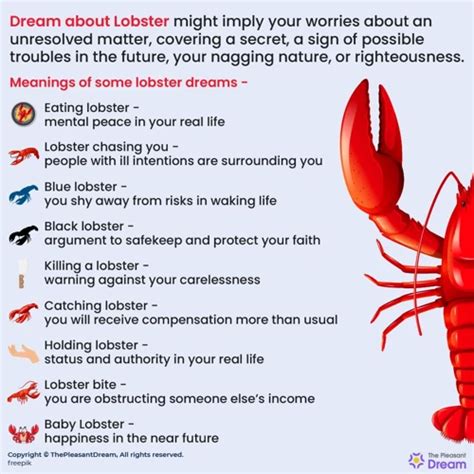 Deciphering the Mysterious Meanings: Unveiling the Symbolic Significance of Lobsters in Sleep