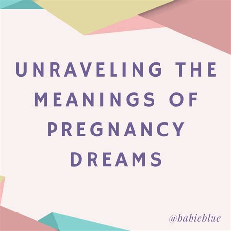 Decoding Dreams of Male Pregnancy