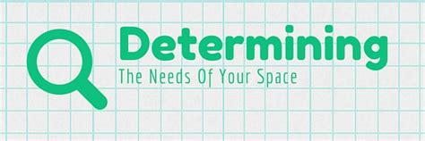 Determining Your Needs and Space
