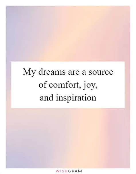 Dreams as a Source of Comfort and Closure