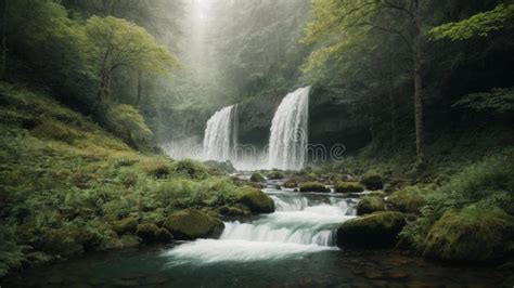 Dreams of an Untouched Cascade: Immersing in the Splendor of the Natural World