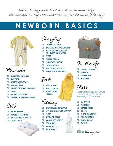 Essential Wardrobe Staples for Newborns