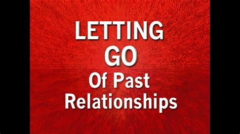 Examining the Dynamics of Past Relationships