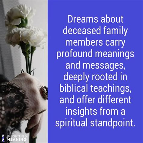 Exploring Symbolism in Dreams of Departed Family Members