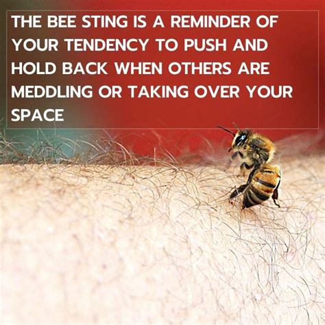 Exploring the Symbolic and Interpretive Significance of Bee Stings on the Back
