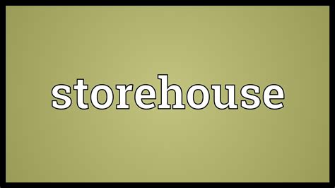 Exploring the Veiled Meanings of Dreaming About a Storehouse