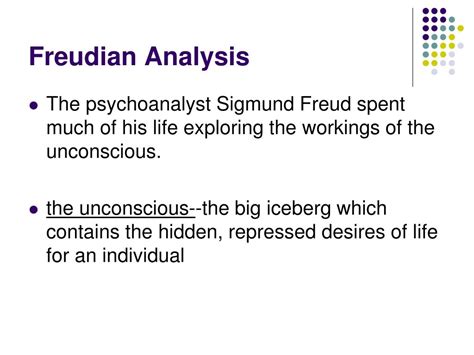 Freudian Analysis: Unveiling the Hidden Significance