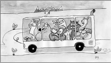 Interpreting the Bus as a Metaphor for Routine and Monotony