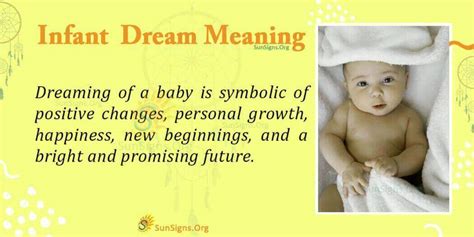 Interpreting the Symbolic Significance of Dreaming about an Infant