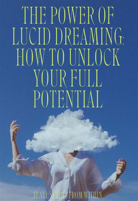 Journey into Clarity: Unlocking the Potential of Lucid Dreaming