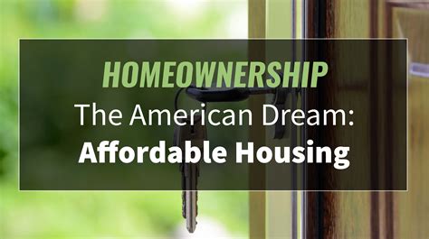 Living the American Dream: Housing and Lifestyle Options