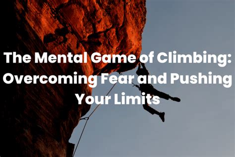 Overcoming Fear: Pushing Beyond Limits