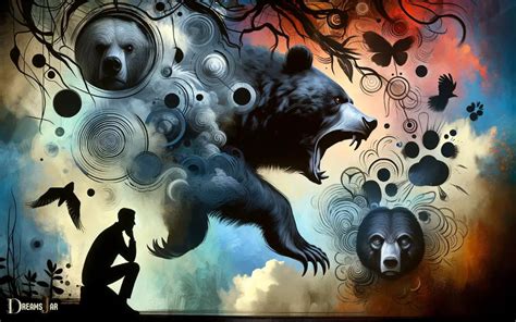 Potential psychological interpretations for dreams involving bear aggression towards others