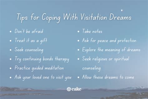 Practical Tips for Dealing with Dreams About Connecting with Departed Loved Ones