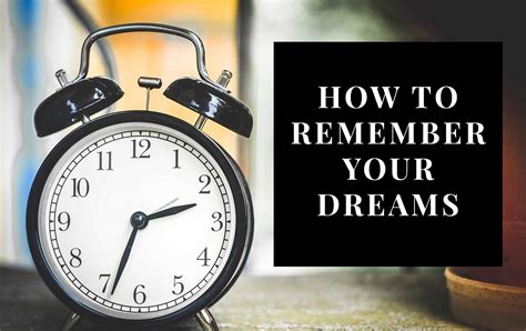 Practical Tips for Improving Recall and Understanding Dreams Related to Nursing
