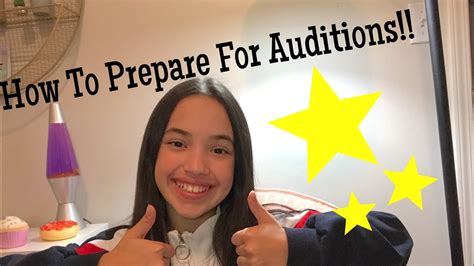 Preparing for Auditions and Showcasing Your Skills