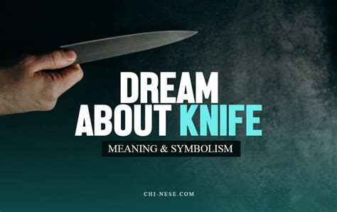 Psychological Significance of Knife in Dreams