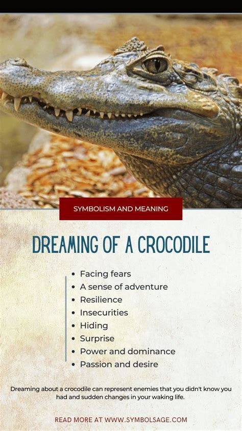 Recognizing the Role of Fear and Anxiety in Dreaming of a Crocodile Bite