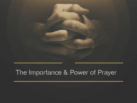 Recognizing the Significance of Guiding Prayer Sessions