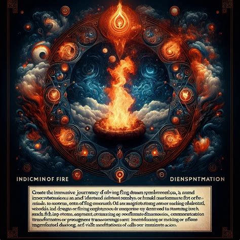Revealing the Cryptic Significance Behind Fiery Visions: Unveiling the Esoteric Interpretations of Immersion in Blazing Incandescence