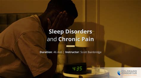 Sleep Disorders and Chronic Pain: Unveiling the Relationship