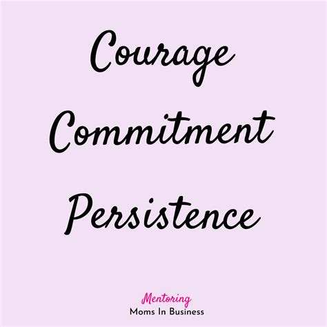 Stay Committed and Persistent