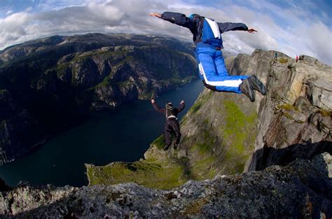 Suspended in the Sky: The Thrilling Adventure of Base Jumping