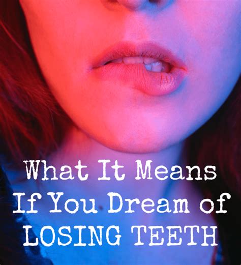 The Connection between Dreaming about Teeth and Self-Image