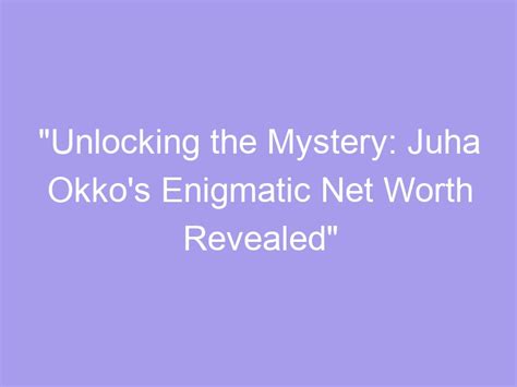 The Enigmatic Julia: Unlocking the Mystery of the Protagonist