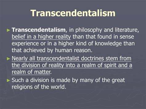 The Hidden Meanings of Transcendental Passing