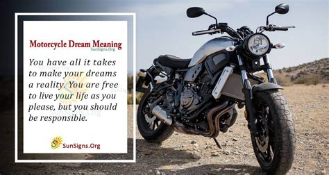 The Impact of Dreams: Discover the Profound Significance of Motorcycle Symbolism