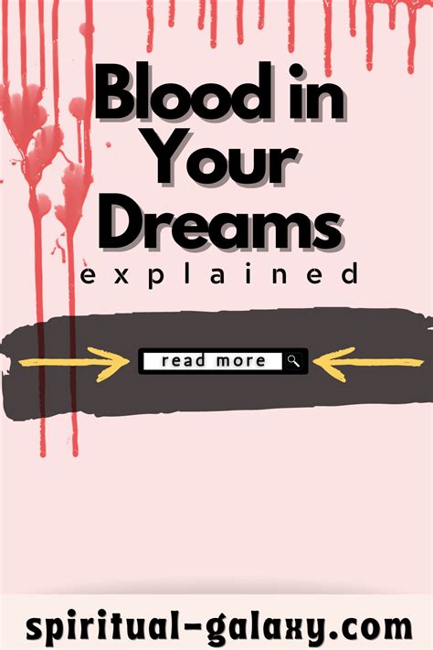 The Importance of Blood in Dreams: Exploring Psychological Interpretations