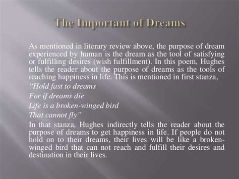 The Importance of Dreams in Revealing Enigmas