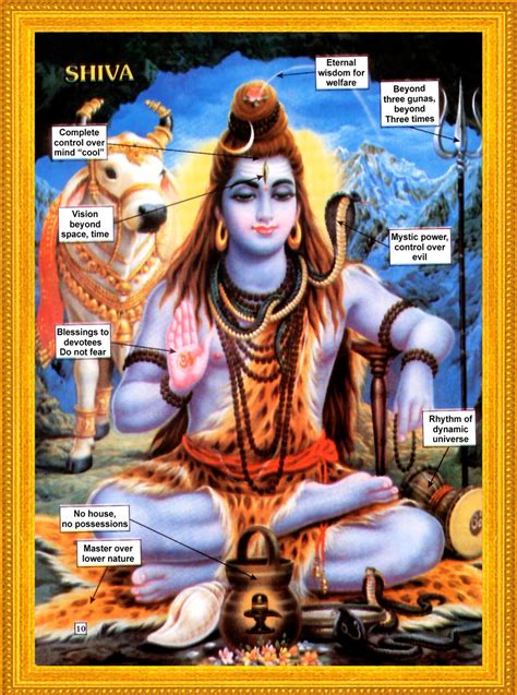 The Meaning Behind Shiva's Azure Complexion in the Visionary Narrative
