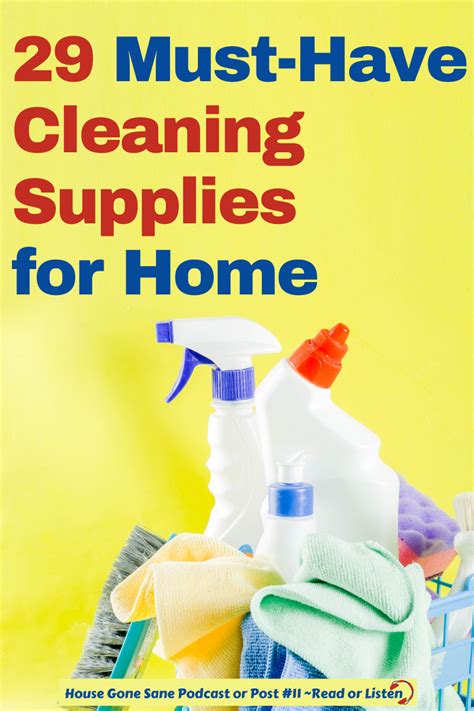The Must-Have Cleaning Supplies Every Homeowner Needs