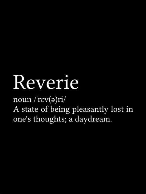 The Mysterious Significance of Reveries