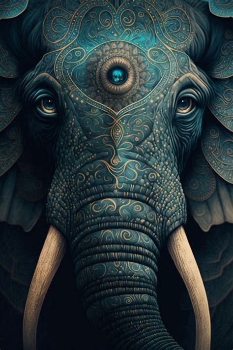 The Mystical Golden Elephant