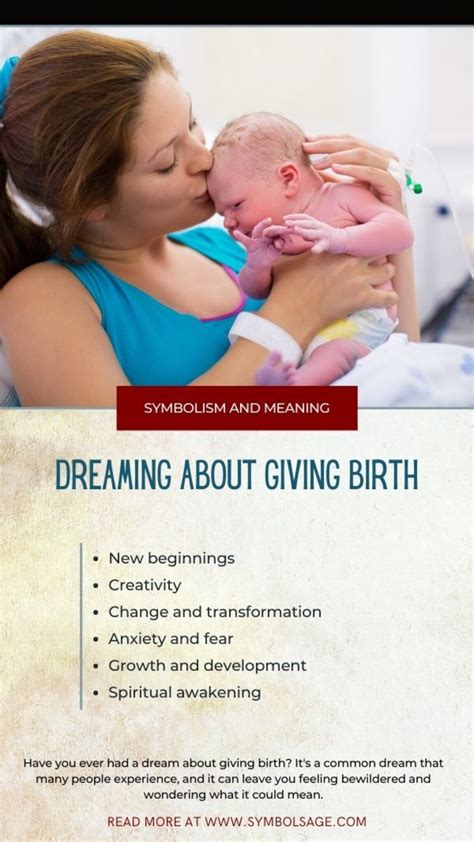 The Psychological Importance of Dreaming about Giving Birth