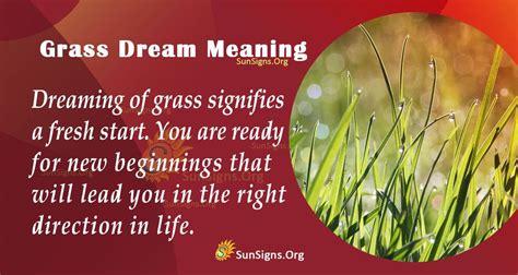 The Psychological Significance of Dreams Involving the Consumption of Grass