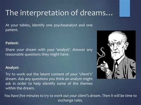 The Role of Dreams in Psychological Analysis
